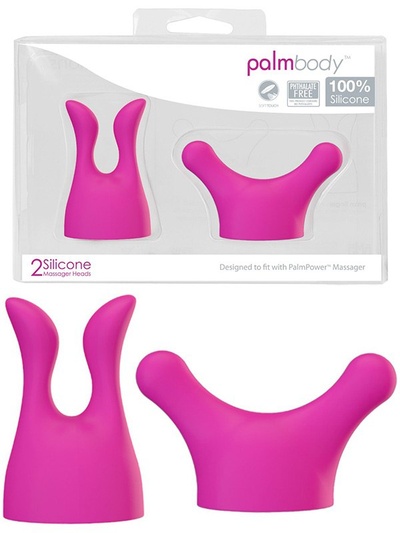 Набор насадок Body Attachment для массажера PalmPower Massager BMS Factory (Розовый) 