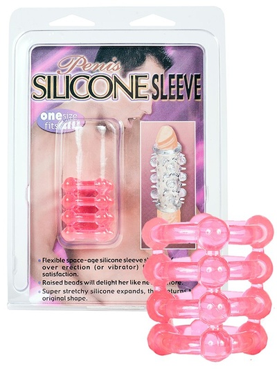 Насадка на пенис Silicon Ring – розовая Gopaldas (Розовый) 