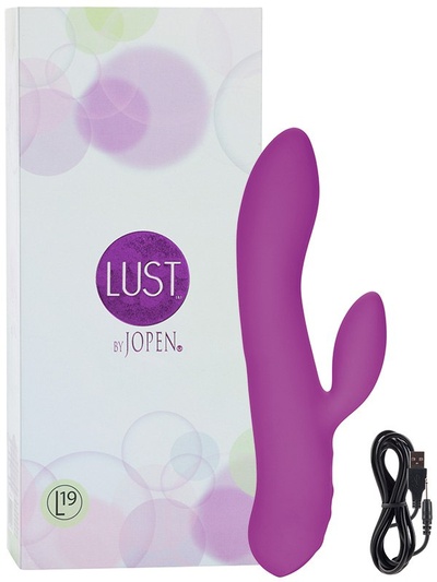 Вибромассажер Хай-Тек Lust by Jopen L19 перезаряжаемый – фиолетовый 