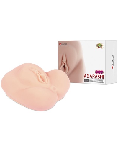 Компактный полуторс мастурбатор-вагина Adarashi 3 – телесный KOKOS 