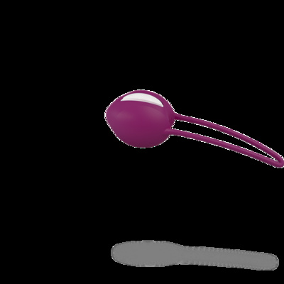 Вагинальный шарик Smartball Uno с шариками внутри – фиолетовый Fun Factory 