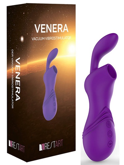 Вакуумный вибростимулятор Venera – фиолетовый RestArt 