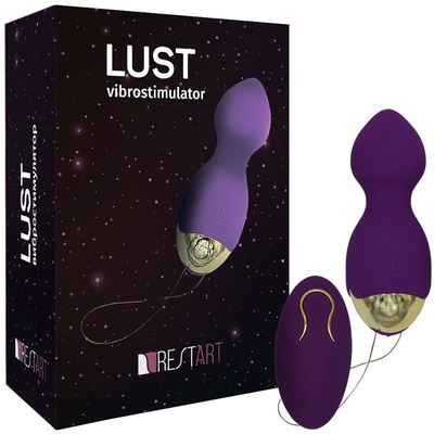 Беспроводной мини вибростимулятор Lust – фиолетовый RestArt 