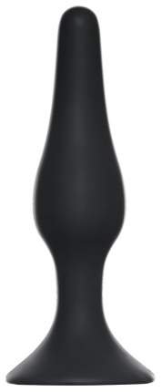 Анальная пробка Slim Anal Plug Large Dark Grey 4205-04Lola Lola Toys (Серый) 