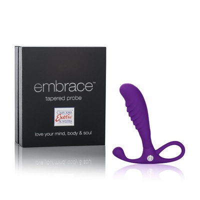 Стимулятор простаты Embrace Tapered Probe перезаряжаемый – фиолетовый California Exotic Novelties 