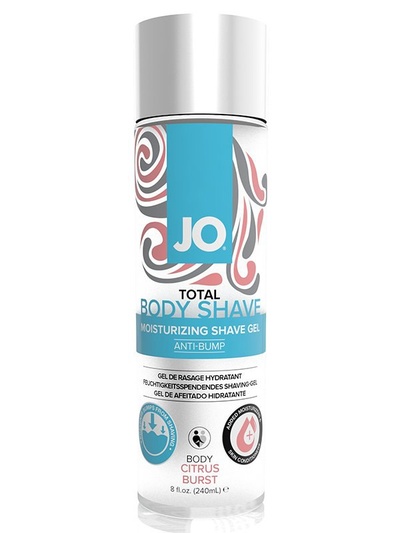 Гель для бритья и интимной гигиены JO Total Body-Anti-Bump Intimate Shaving Gel Citrus Burst - цитрус JO system 