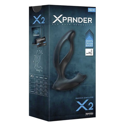 Стимулятор простаты Xpander X2 размер L - черный Joy Division 