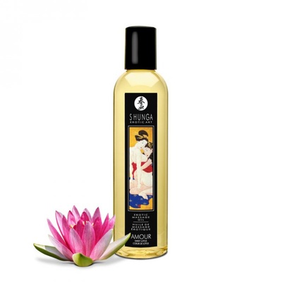 Эротическое массажное масло Amour (Sweet Lotus) - 250 мл Shunga Erotic Art 