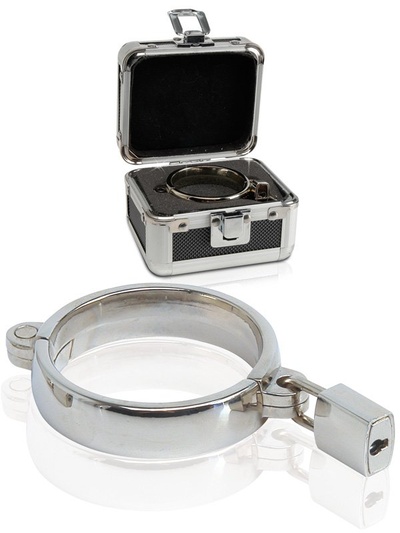 Эрекционное кольцо Metal Worx Large PipeDream (Серебристый) 