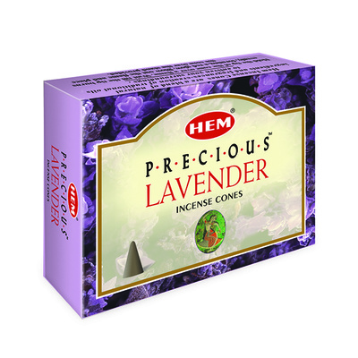 Драгоценная Лаванда (Precious Lavender), благовония HEM, 10 конусов 
