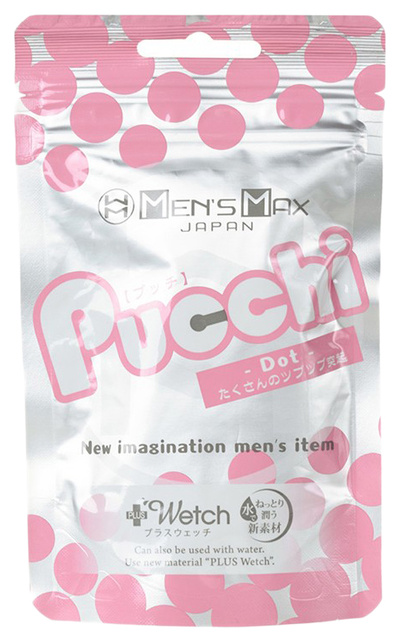 Нереалистичный мастурбатор Men'sMax pucchi dot 6,5 см MensMax (белый) 
