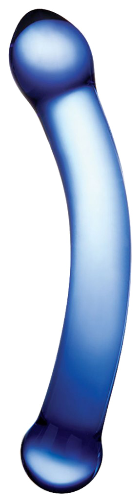 Стеклянный фаллоимитатор Glas для точки g curved g-spot glass dildo (прозрачный) 