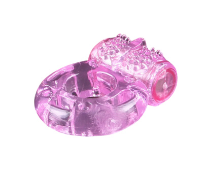 Эрекционное кольцо White Label бабочка розовый 