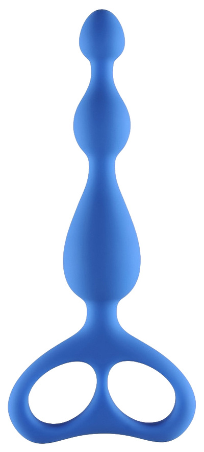 Анальная цепочка ultimate beads blue 17 см Lola Toys (голубой) 