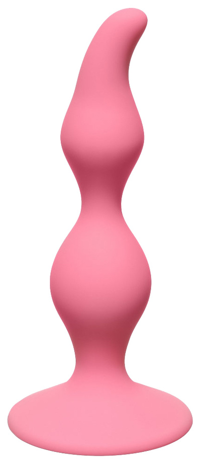 Анальная пробка curved anal plug lola 12,5 см Lola Toys (розовый) 