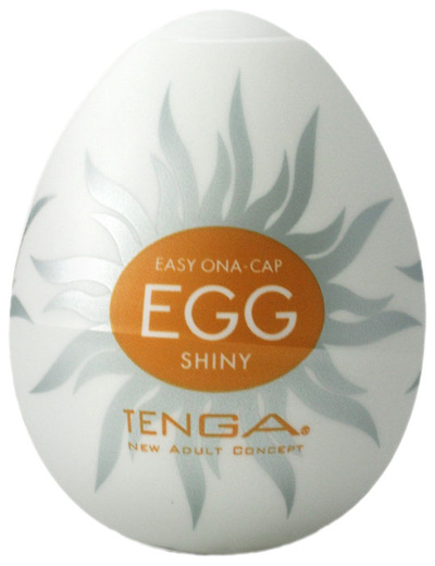 Мастурбатор Tenga Egg Shiny (белый) 