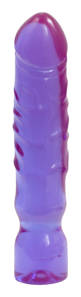Фаллоимитатор Doc Johnson Crystal Jellies Big Boy фиолетовый 24 см 