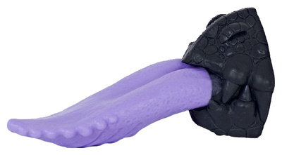 Фиолетовый стимулятор Язык дракона 20,5 см Erasexa 