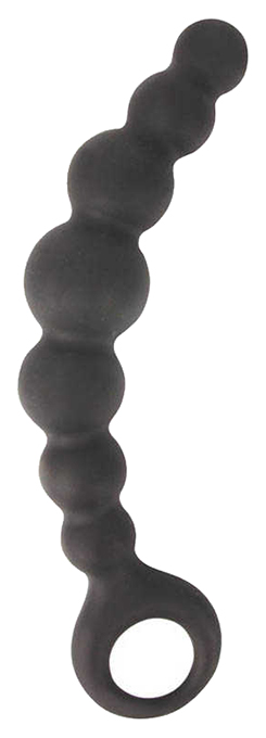 Чёрная анальная цепочка Sex Expert 15 см Bior toys (черный) 