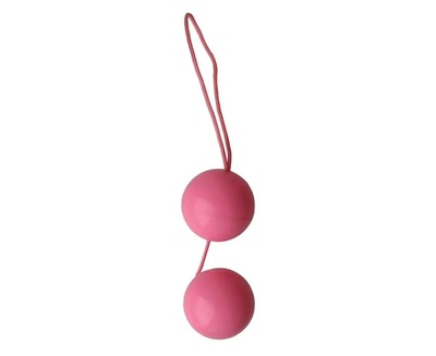 Розовые вагинальные шарики Balls Bior toys 136309 (розовый) 