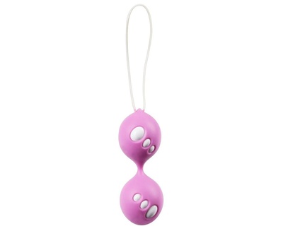 Розовые вагинальные шарики Orion Twin Balls (розовый) 