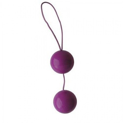 Фиолетовые вагинальные шарики Balls Bior toys art of pleasure 2 (фиолетовый) 
