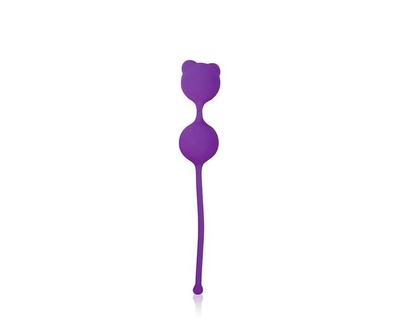 Фиолетовые вагинальные шарики с ушками Cosmo Bior toys Cosmo с ушками (фиолетовый) 