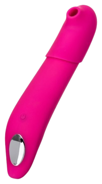 Розовый стимулятор с пульсацией и вакуум-волновой стимуляцией JOS Oscar 20,5 см 