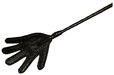 Стек Podium длинный плетеный с наконечником в виде ладони 85 см Подиум (черный) 