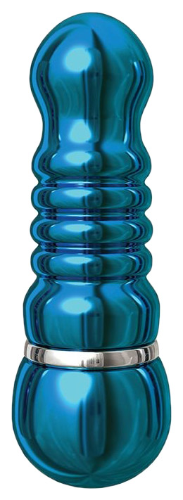 Голубой аллюминиевый вибратор BLUE SMALL 7,5 см PipeDream 