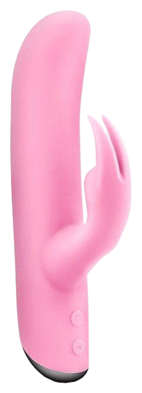 Розовый вибратор с клиторальным отростком VILAIN BIANCA PASSION 18 см Blush Novelties 