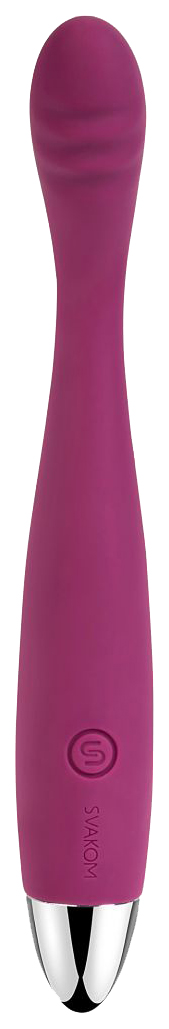 Фиолетовый вибратор Cici Violet с гнущейся головкой 18,2 см Svakom 
