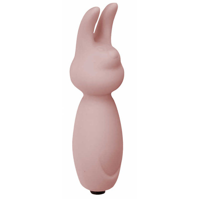 Розовый мини-вибратор с ушками Emotions Funny Bunny Light pink Lola Toys 