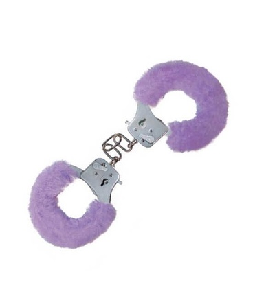 Наручники Toy Joy Furry Fun Cuffs Purple Plush меховые (фиолетовый) 