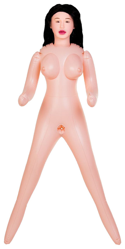 Надувная секс-кукла ToyFa с реалистичной головой полицейская 