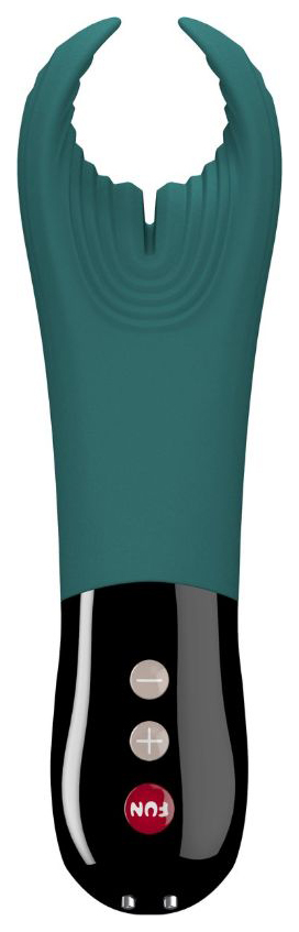 Бирюзовый фаллостимулятор Manta с вибрацией Fun Factory (зеленый) 