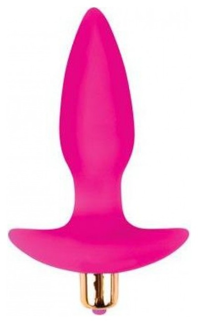 Розовая коническая анальная пробка Sweet Toys 10,5 см Bior toys (розовый) 