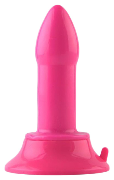 Розовая Анальная пробка с широким основанием POPO Pleasure 11,9 см TOYFA (розовый) 