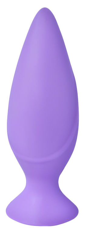 Фиолетовая анальная силиконовая пробка Mojo 11 см Seven Creations (фиолетовый) 