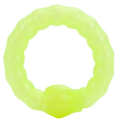 Эрекционное кольцо Tonga с бусинами салатовый (зеленый) 