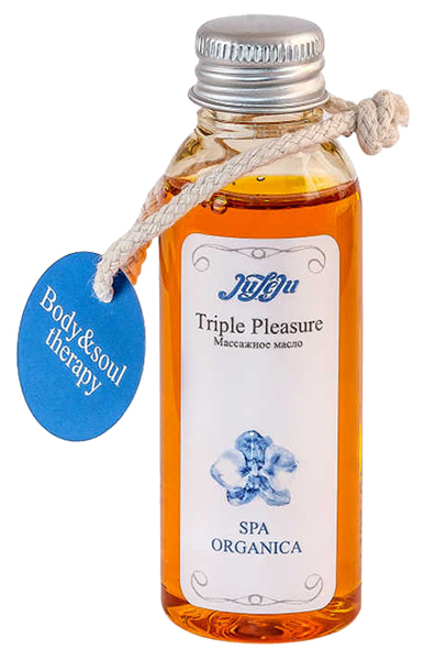 Массажное масло JuLeJu Triple Pleasure Spa Organica 50 г 
