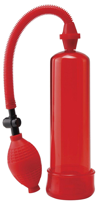 Красная вакуумная помпа Power Pump Red Toy Joy (красный) 