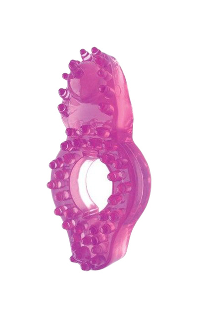 Эрекционное кольцо Bior toys с бугорками розовый EE-10012-1 