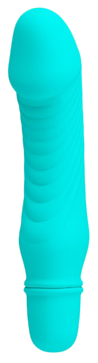 Компактный вибратор Stev цвета мяты 13,5 см Baile (голубой) 
